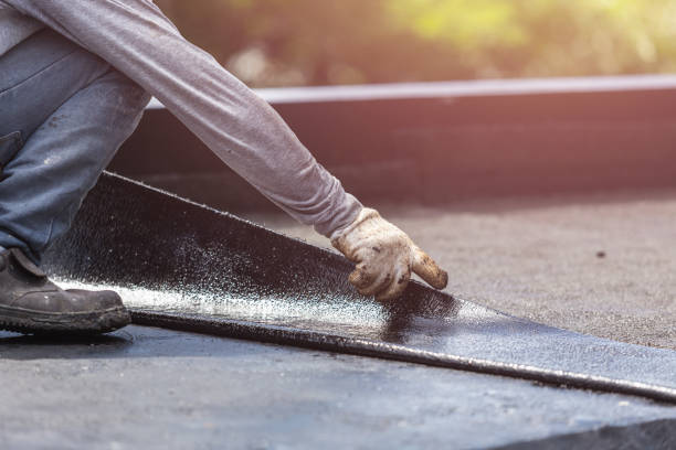 Professional Interior Drainage System technician working in Shirley, IN